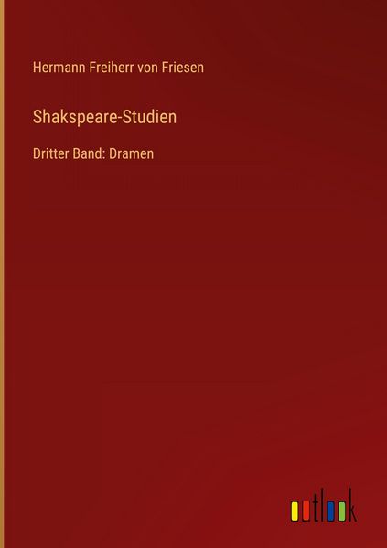 Produktbild: Shakspeare-Studien