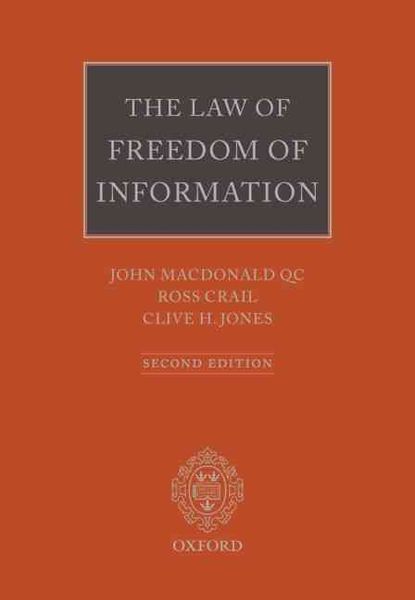 Produktbild: The Law of Freedom of Information
