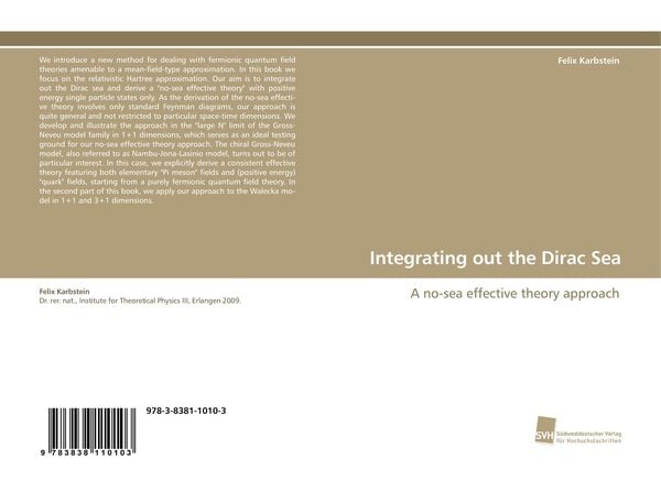 Produktbild: Integrating out the Dirac Sea