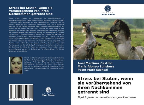 Produktbild: Stress bei Stuten, wenn sie vor&uuml;bergehend von ihren Nachkommen getrennt sind