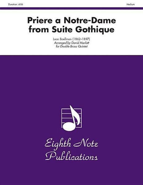 Produktbild: Bo&euml;llmann, L: Priere a Notre-Dame (from Suite Gothique)