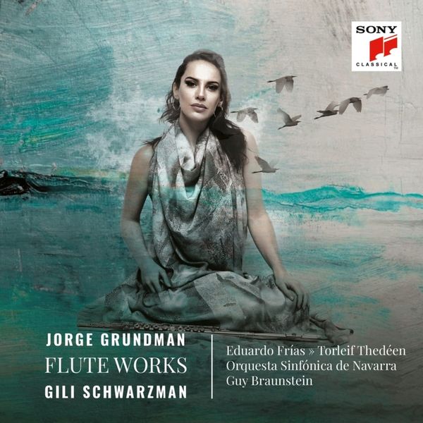 Produktbild: Schwarzman/Fr&iexcl;as/Thed'en/Orqu. Sinf. Navarra: Flute Works
