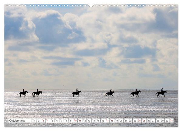 Produktbild: Cuxland, Urlaubsgl&uuml;ck zwischen Nordsee und Elbe (hochwertiger Premium Wandkalender 2026 DIN A2 quer), Kunstdruck in Hochglanz