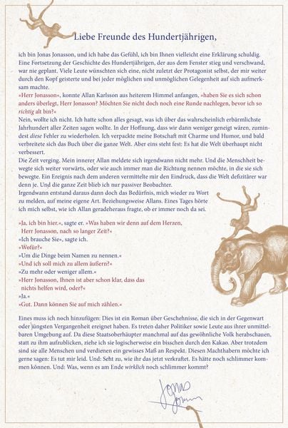 Produktbild: Der Hundertj&auml;hrige, der zur&uuml;ckkam, um die Welt zu retten