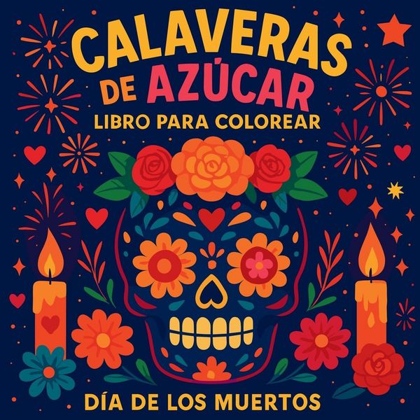Produktbild: Calaveras de Az&uacute;car - Libro para Colorear D&iacute;a de los Muertos