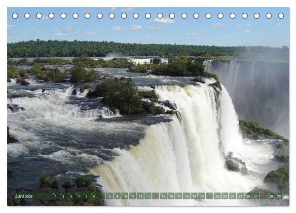 Produktbild: Mein S&uuml;damerika, mein Iguazu (Tischkalender 2026 DIN A5 quer), CALVENDO Monatskalender