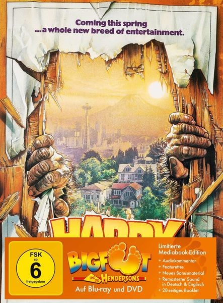 Bigfoot und die Hendersons - Mediabook - Cover D - Limited Edition auf 333 Stück (Blu-ray+DVD)