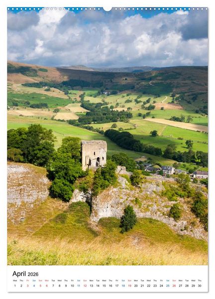 Produktbild: Scenes from the Peak District (High Quality Premium Wall Calendar 2026 DIN A2 portrait),CALVENDO 12 Month Wall Calendar