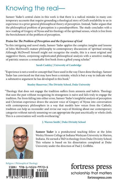 Produktbild: The Problem of Perception and the Experience of God HC