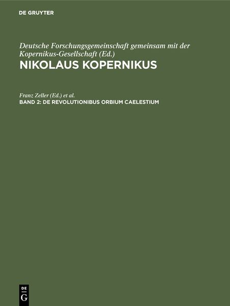 De revolutionibus orbium caelestium, Gebundene Ausgabe von , De Gruyter Oldenbourg, 9783486776485
