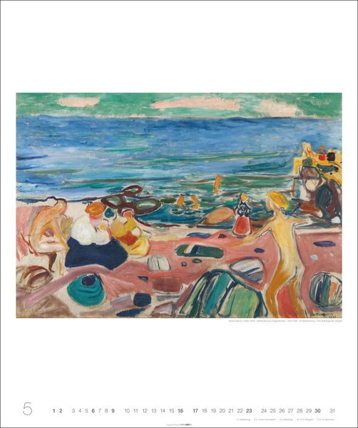 Produktbild: Edvard Munch Edition Kalender 2027
