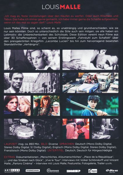 Produktbild: Louis Malle Edition [9 DVDs]
