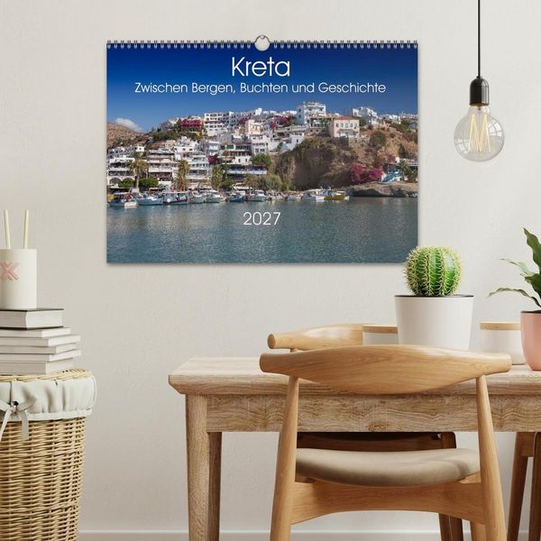 Produktbild: Kreta &ndash; Zwischen Bergen, Buchten und Geschichte (Wandkalender 2027 DIN A3 quer), CALVENDO Monatskalender