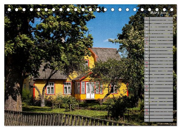 Produktbild: Lettland - Streifz&uuml;ge durch das mittlere Baltikum (Tischkalender 2026 DIN A5 quer), CALVENDO Monatskalender