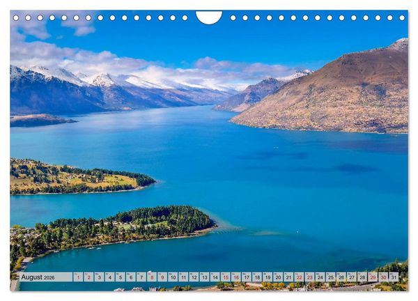 Produktbild: Sehnsuchtsziel Neuseeland (Wandkalender 2026 DIN A4 quer), CALVENDO Monatskalender