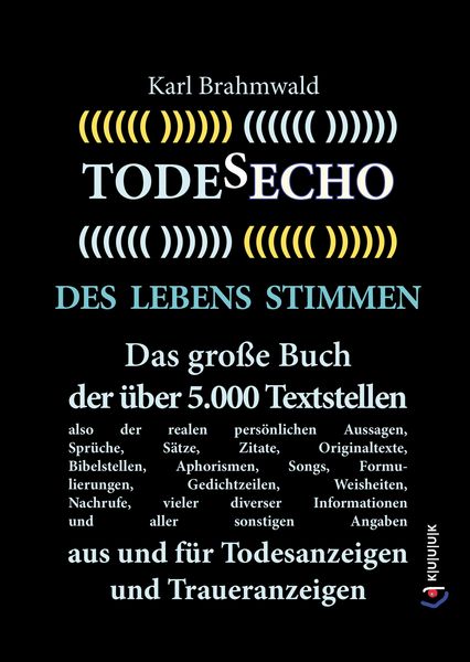 Produktbild: Todesecho. Des Lebens Stimmen
