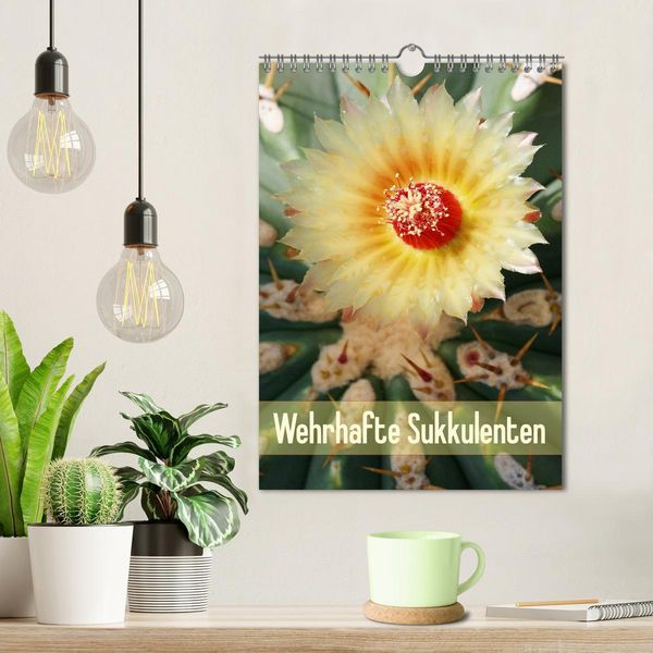 Produktbild: Wehrhafte Sukkulenten (Wandkalender 2026 DIN A4 hoch), CALVENDO Monatskalender