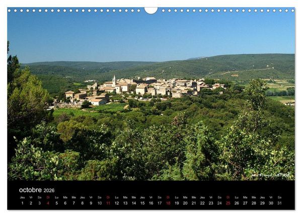 Produktbild: La vall&eacute;e de la C&eacute;ze Gard (Calendrier mural 2026 DIN A3 vertical), CALVENDO calendrier mensuel