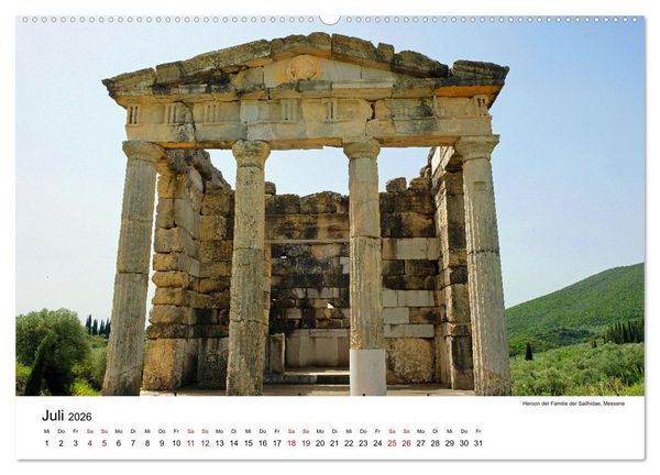 Produktbild: Wundersch&ouml;ne Highlights der griechischen Antike (Wandkalender 2026 DIN A2 quer), CALVENDO Monatskalender