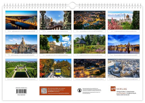 Produktbild: Kalender Dresden Elbflorenz 2027