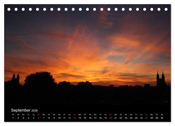 Produktbild: Wolken (Tischkalender 2026 DIN A5 quer), CALVENDO Monatskalender