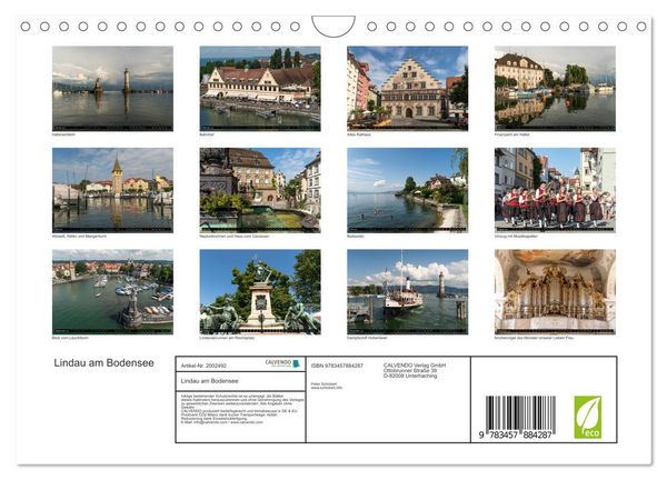 Produktbild: Lindau am Bodensee (Wandkalender 2026 DIN A4 quer), CALVENDO Monatskalender