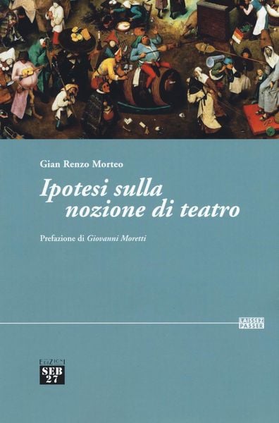 Produktbild: Ipotesi sulla nozione di teatro