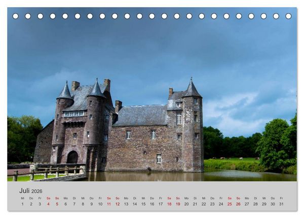 Produktbild: Die Sch&ouml;nheit der Bretagne (Tischkalender 2026 DIN A5 quer), CALVENDO Monatskalender