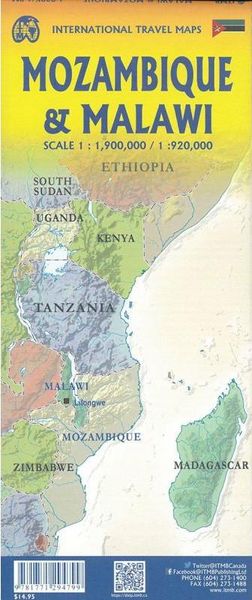 Produktbild: Malawi/Mozambique 1:920000