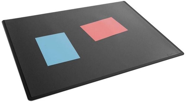 Produktbild: Durable 722201 Schreibunterlage Schwarz, Transparent (B x H) 530mm x 400mm