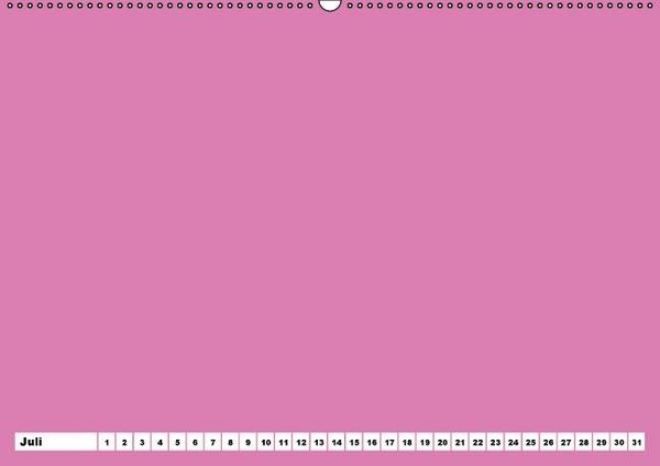 Produktbild: Bunter Bastelkalender f&uuml;r M&auml;dchen (Wandkalender immerw&auml;hrend DIN A2 quer)