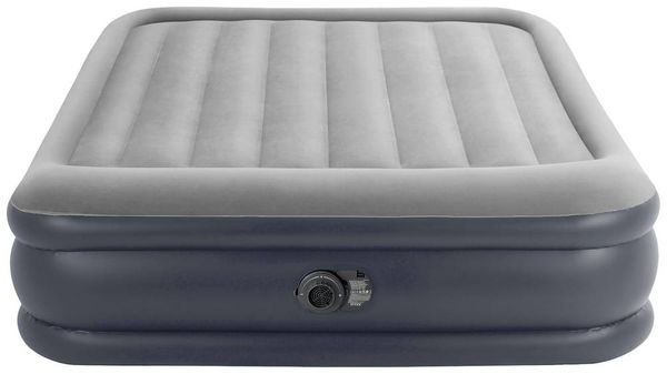 Produktbild: Intex 64136ND DuraBeam PillowRestRaised Luftbett (L x B x H) 203 x 152 x 42cm Grau