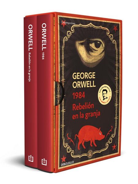 Produktbild: George Orwell (pack con las ediciones definitivas avaladas por The Orwell Estate de 1984 y Rebeli&oacute;n en la granja)
