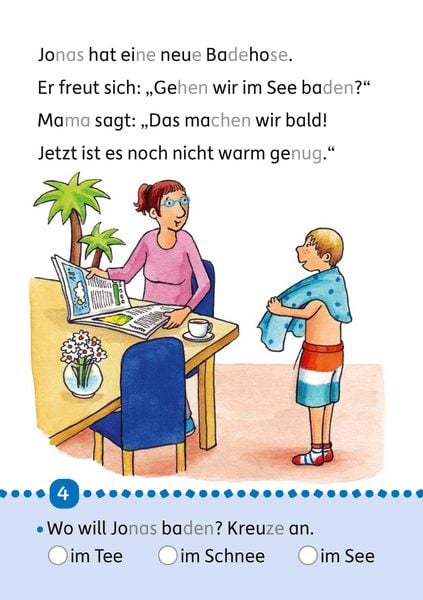 Produktbild: Lesen lernen 1. Klasse f&uuml;r Jungen und M&auml;dchen - Sommer, Ferien, Sonnenschein