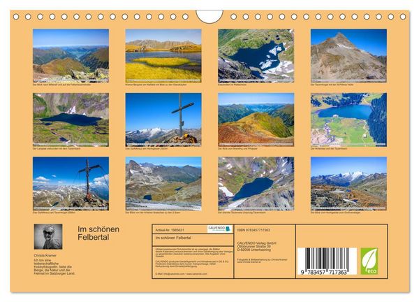 Produktbild: Im sch&ouml;nen Felbertal (Wandkalender 2026 DIN A4 quer), CALVENDO Monatskalender