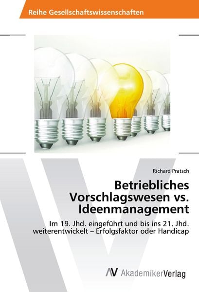 Produktbild: Betriebliches Vorschlagswesen vs. Ideenmanagement