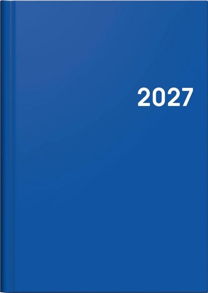 Produktbild: BRUNNEN 1079661037 Buchkalender Mod. 796 2027 A5, Kunststoff, blau