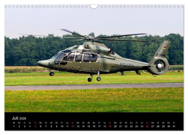 Produktbild: Helicopter 2026 (Wandkalender 2026 DIN A3 quer), CALVENDO Monatskalender