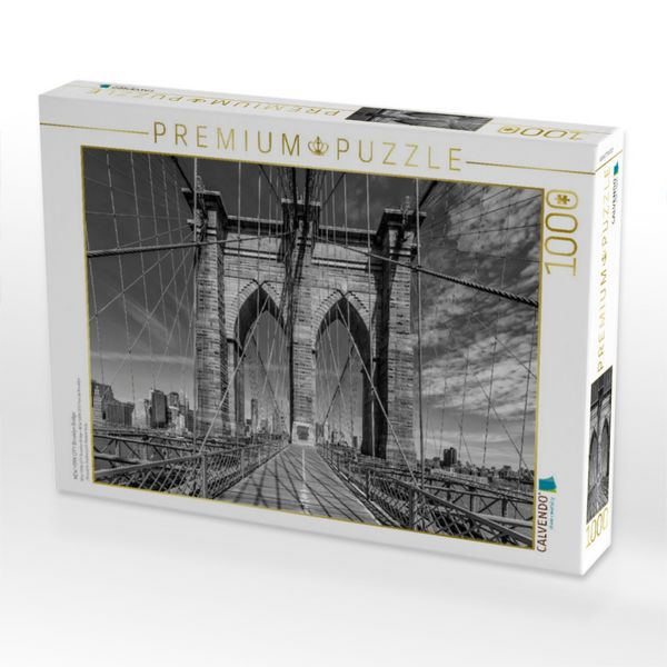 Produktbild: CALVENDO Puzzle NEW YORK CITY Brooklyn Bridge | 1000 Teile Lege-Gr&ouml;&szlig;e 64x48cm Foto-Puzzle f&uuml;r gl&uuml;ckliche Stunden