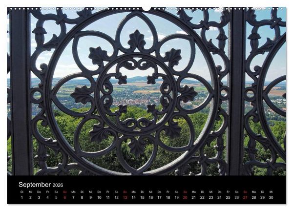 Produktbild: Der Gusseiserne Turm zu L&ouml;bau (hochwertiger Premium Wandkalender 2026 DIN A2 quer), Kunstdruck in Hochglanz