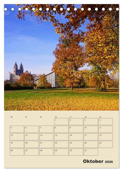 Produktbild: Komm nach Magdeburg (Tischkalender 2026 DIN A5 hoch), CALVENDO Monatskalender