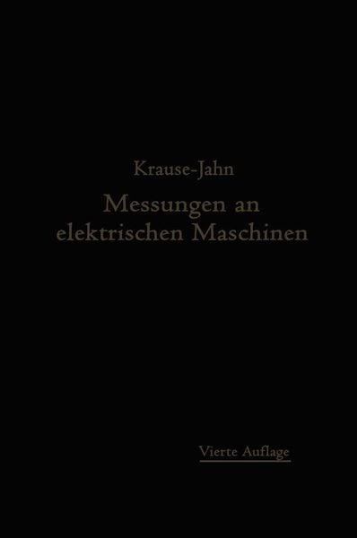 Produktbild: Messungen an elektrischen Maschinen
