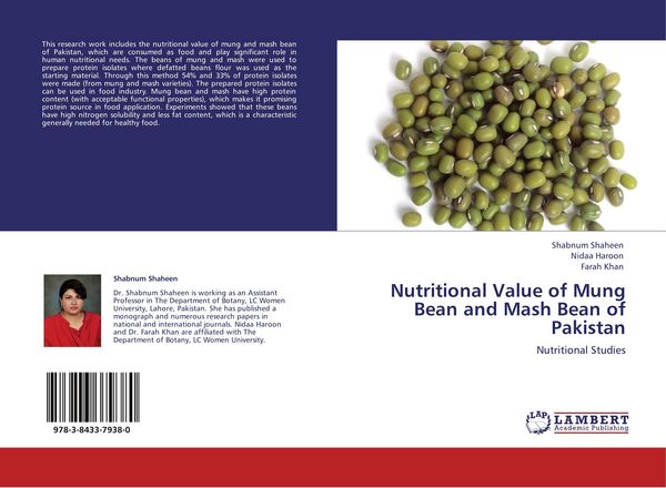 Produktbild: Nutritional Value of Mung Bean and Mash Bean of Pakistan