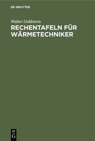 Produktbild: Rechentafeln f&uuml;r W&auml;rmetechniker