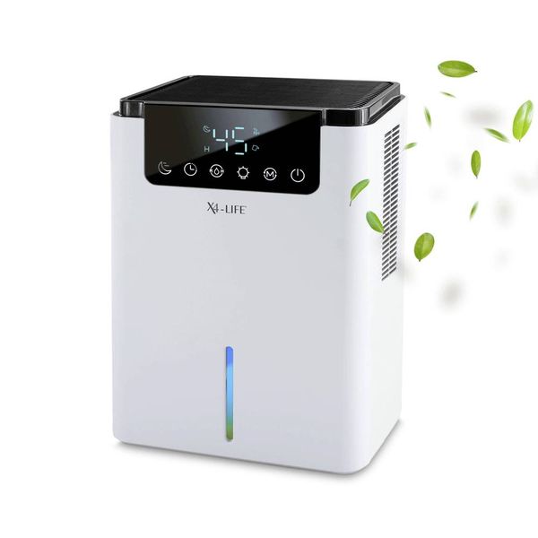 Produktbild: X4-LIFE D2 Luftentfeuchter 20m&sup2; 60W 0.7 l/Tag Schwarz