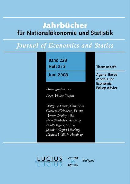 Produktbild: Agent Based Models for Economic Policy Advice