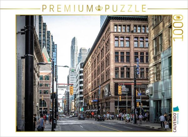 Produktbild: CALVENDO Puzzle Yonge St | 1000 Teile Lege-Gr&ouml;&szlig;e 64x48cm Foto-Puzzle f&uuml;r gl&uuml;ckliche Stunden