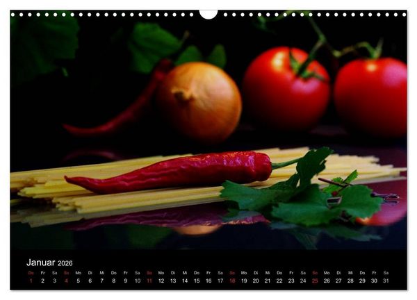 Produktbild: Pasta Kreationen (Wandkalender 2026 DIN A3 quer), CALVENDO Monatskalender