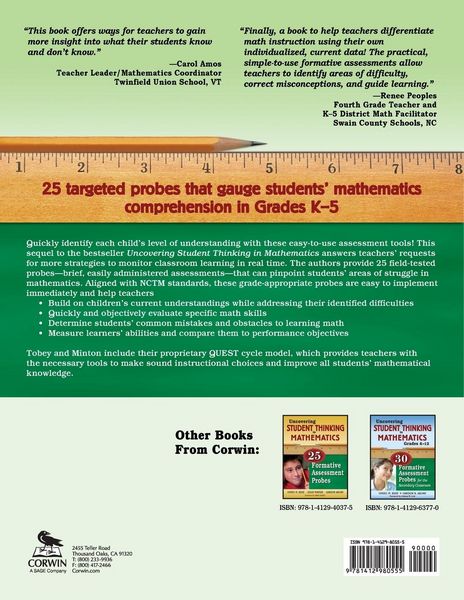 Produktbild: Uncovering Student Thinking in Mathematics, Grades K-5