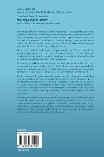 Produktbild: Mereology and the Sciences